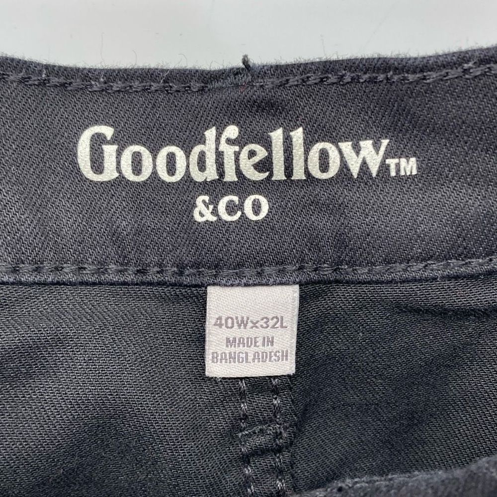 Goodfellow & Co Total Flex Straight Fit Men’s Black Denim Jeans Size 40W x 32L - Picture 10 of 16